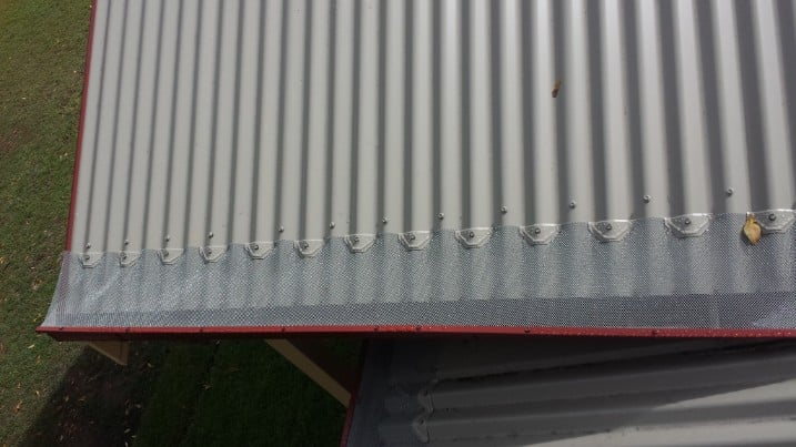 Tin roof gutter mesh